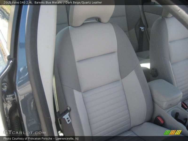 Barents Blue Metallic / Dark Beige/Quartz Leather 2005 Volvo S40 2.4i