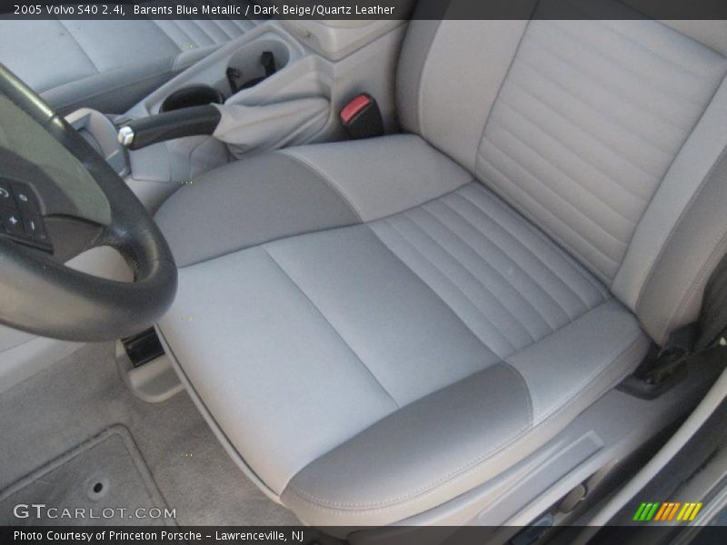 Barents Blue Metallic / Dark Beige/Quartz Leather 2005 Volvo S40 2.4i