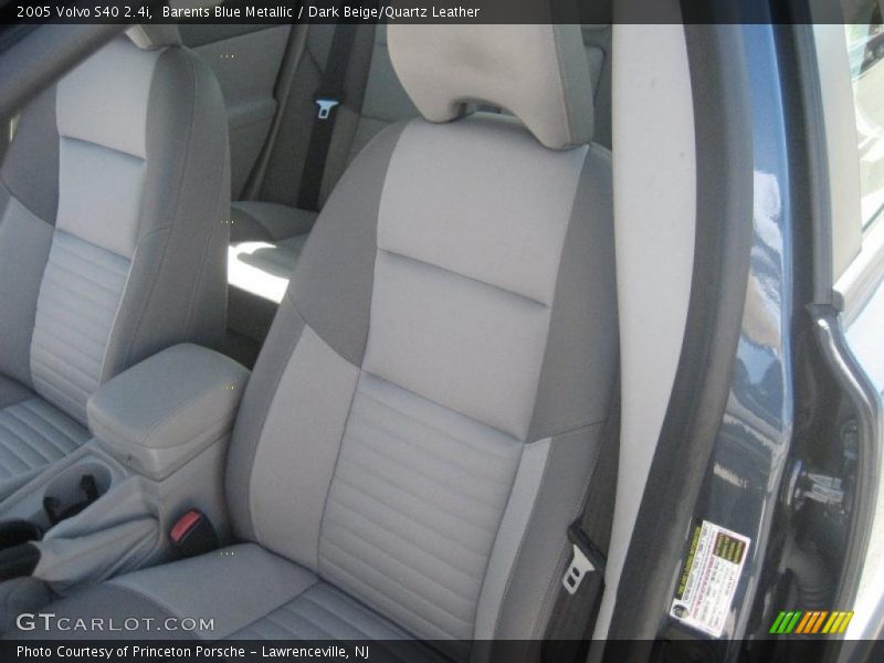 Barents Blue Metallic / Dark Beige/Quartz Leather 2005 Volvo S40 2.4i