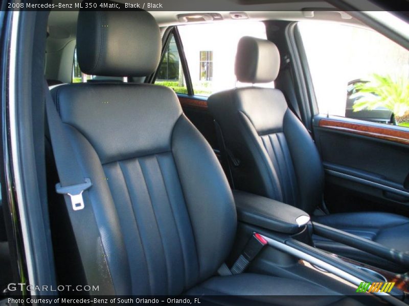 Black / Black 2008 Mercedes-Benz ML 350 4Matic