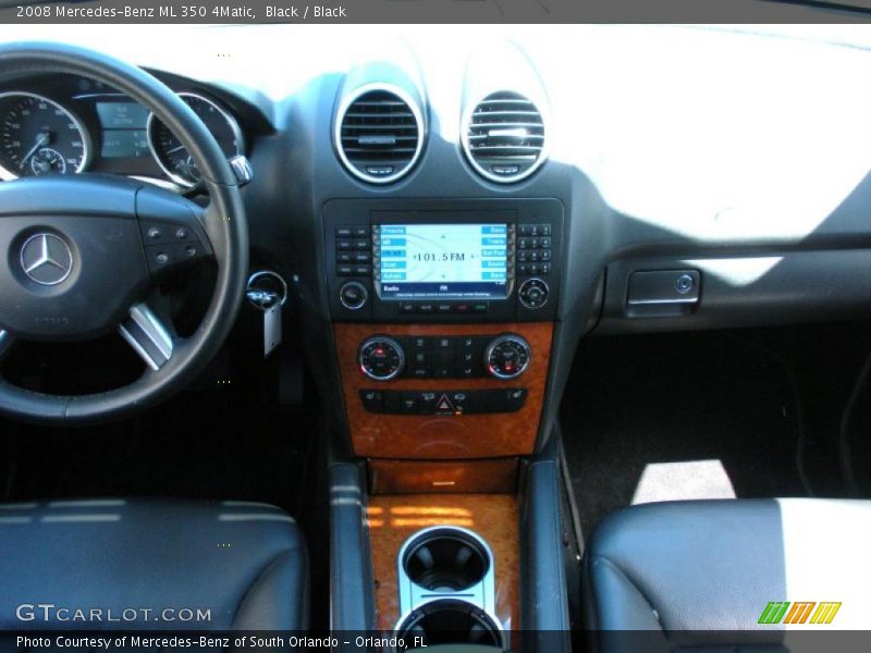 Black / Black 2008 Mercedes-Benz ML 350 4Matic