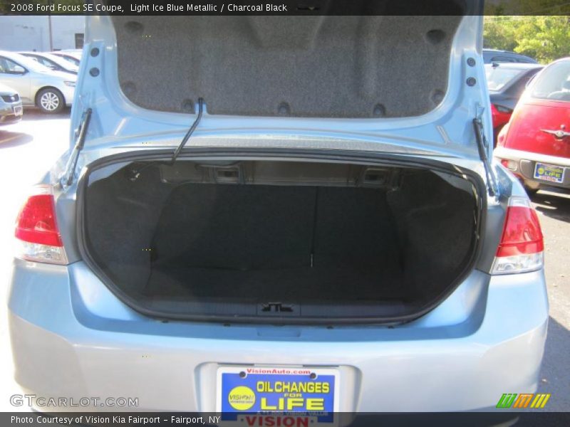 Light Ice Blue Metallic / Charcoal Black 2008 Ford Focus SE Coupe