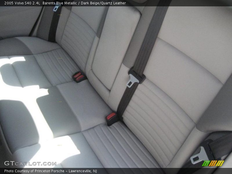 Barents Blue Metallic / Dark Beige/Quartz Leather 2005 Volvo S40 2.4i