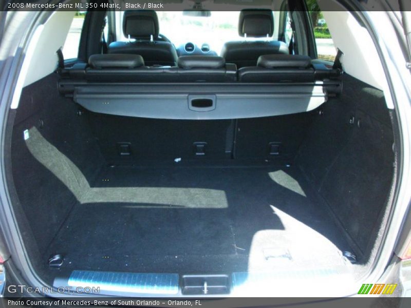 Black / Black 2008 Mercedes-Benz ML 350 4Matic