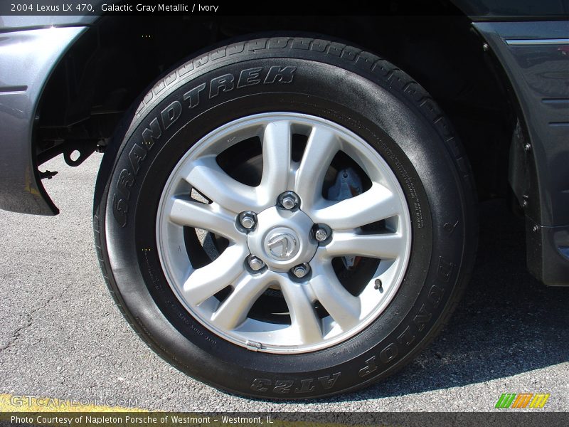 Galactic Gray Metallic / Ivory 2004 Lexus LX 470