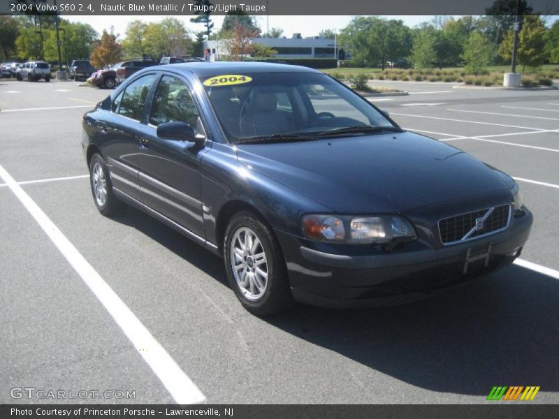 Nautic Blue Metallic / Taupe/Light Taupe 2004 Volvo S60 2.4