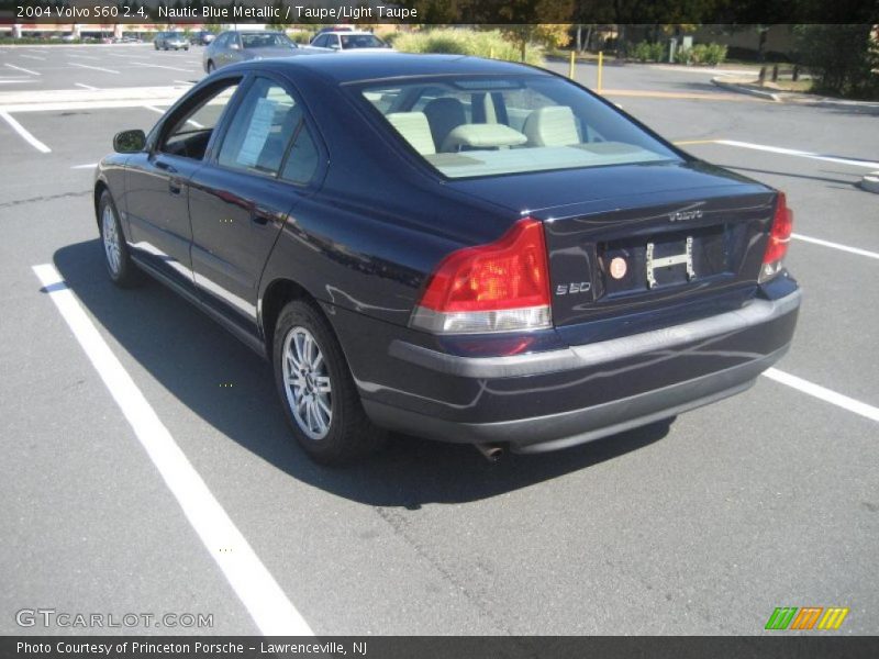Nautic Blue Metallic / Taupe/Light Taupe 2004 Volvo S60 2.4