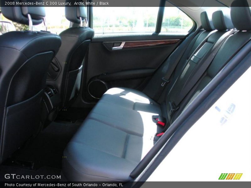 Arctic White / Black 2008 Mercedes-Benz C 300 Luxury