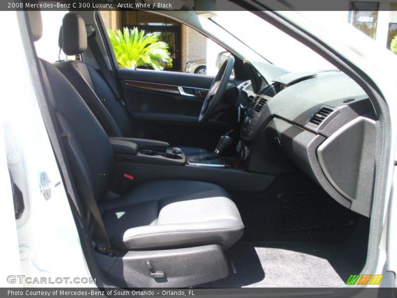 Arctic White / Black 2008 Mercedes-Benz C 300 Luxury