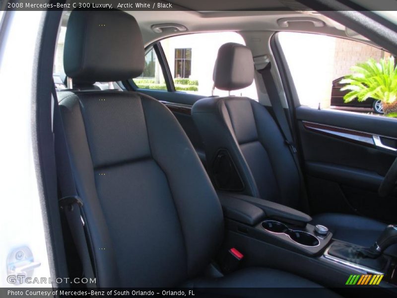 Arctic White / Black 2008 Mercedes-Benz C 300 Luxury