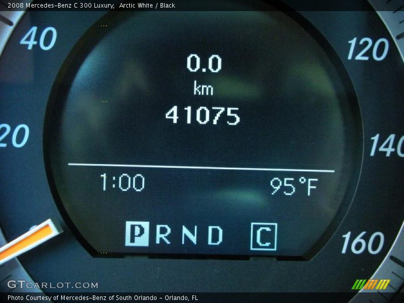 Arctic White / Black 2008 Mercedes-Benz C 300 Luxury