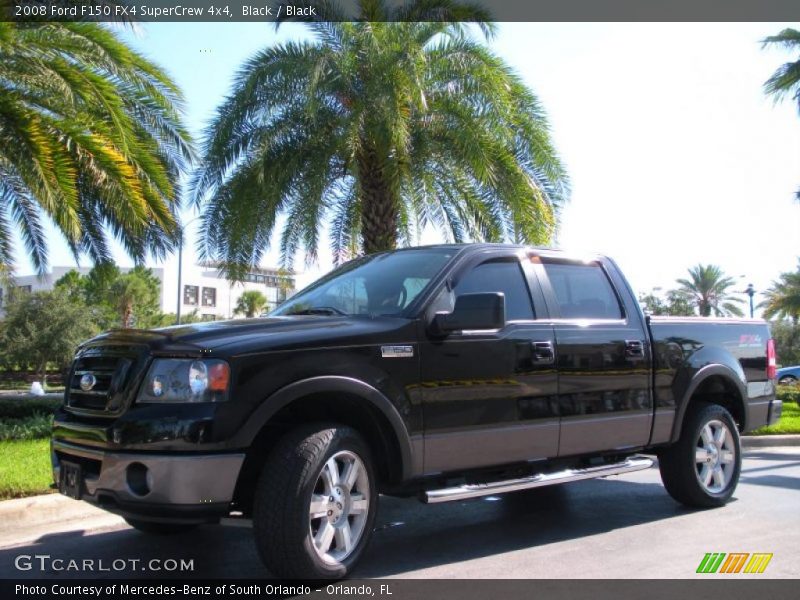 Black / Black 2008 Ford F150 FX4 SuperCrew 4x4