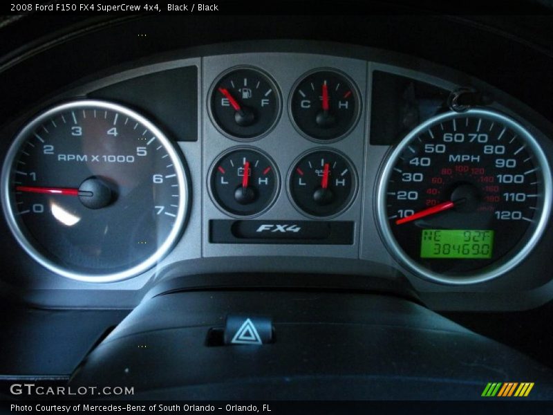 Black / Black 2008 Ford F150 FX4 SuperCrew 4x4