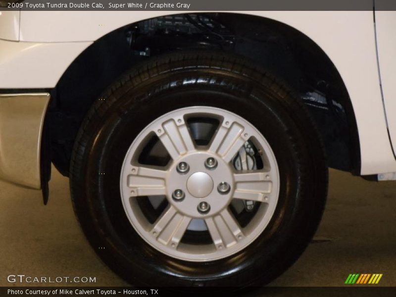 Super White / Graphite Gray 2009 Toyota Tundra Double Cab