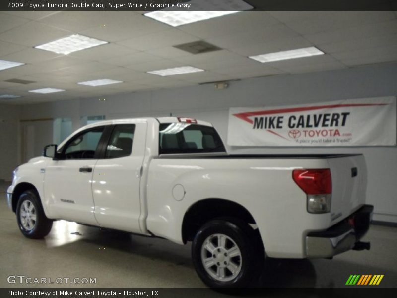 Super White / Graphite Gray 2009 Toyota Tundra Double Cab