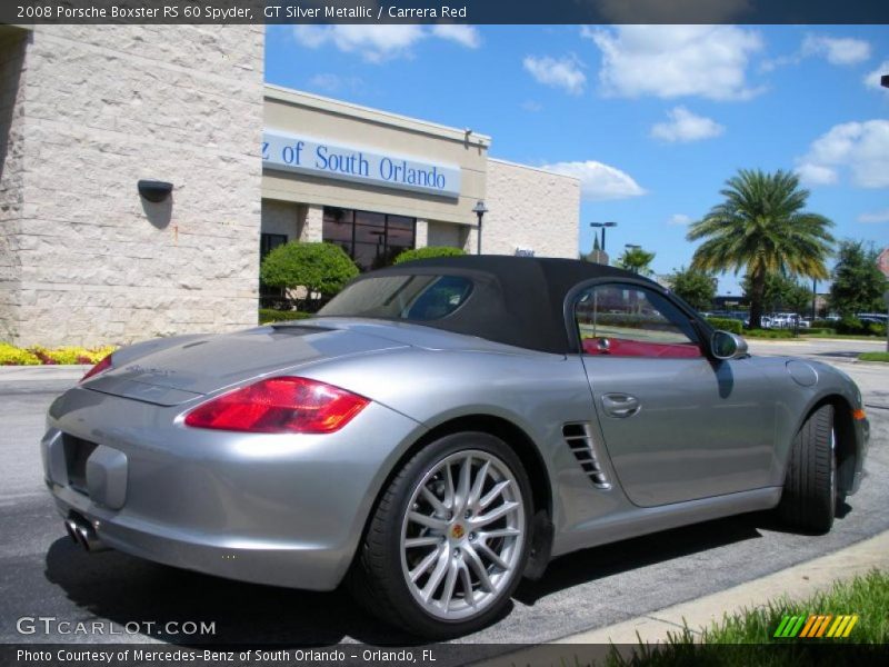 GT Silver Metallic / Carrera Red 2008 Porsche Boxster RS 60 Spyder