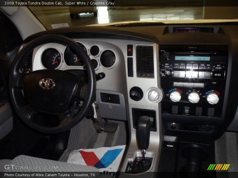 Super White / Graphite Gray 2009 Toyota Tundra Double Cab