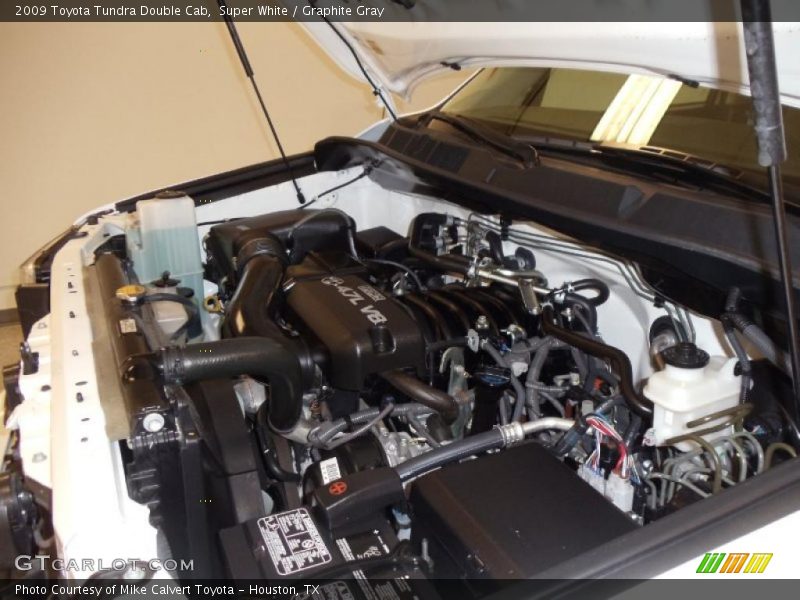 Super White / Graphite Gray 2009 Toyota Tundra Double Cab