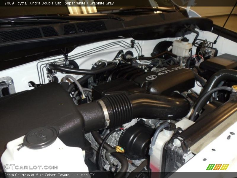 Super White / Graphite Gray 2009 Toyota Tundra Double Cab