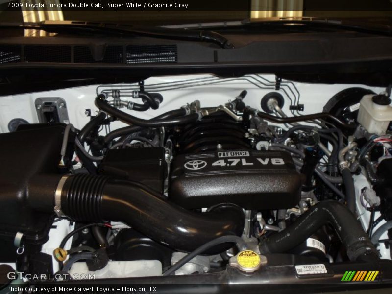 Super White / Graphite Gray 2009 Toyota Tundra Double Cab