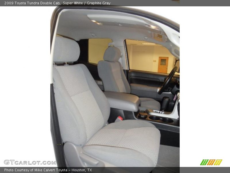 Super White / Graphite Gray 2009 Toyota Tundra Double Cab