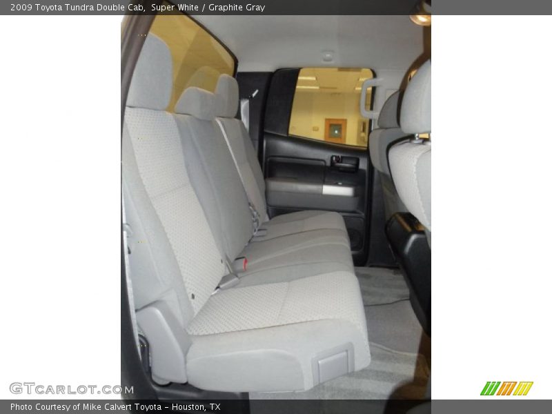 Super White / Graphite Gray 2009 Toyota Tundra Double Cab