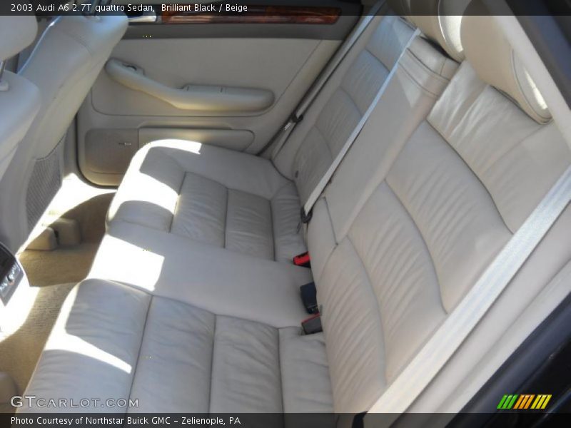 Brilliant Black / Beige 2003 Audi A6 2.7T quattro Sedan