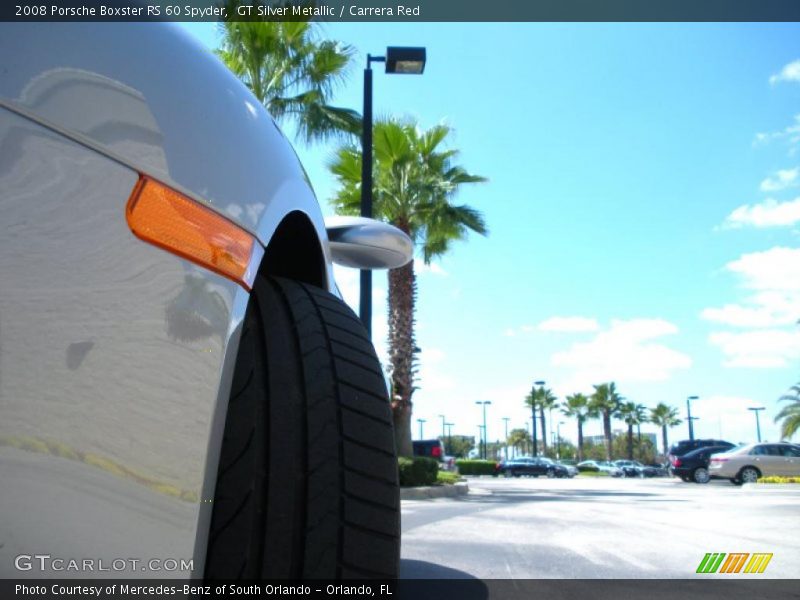GT Silver Metallic / Carrera Red 2008 Porsche Boxster RS 60 Spyder