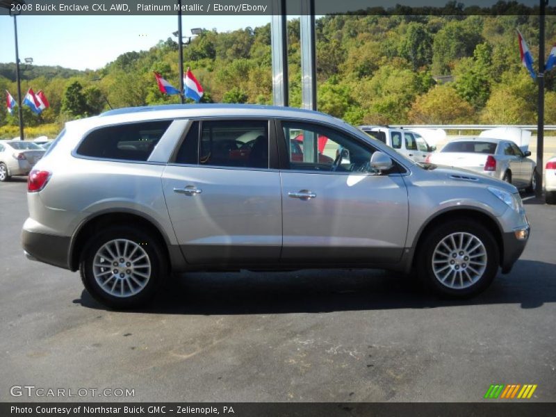 Platinum Metallic / Ebony/Ebony 2008 Buick Enclave CXL AWD