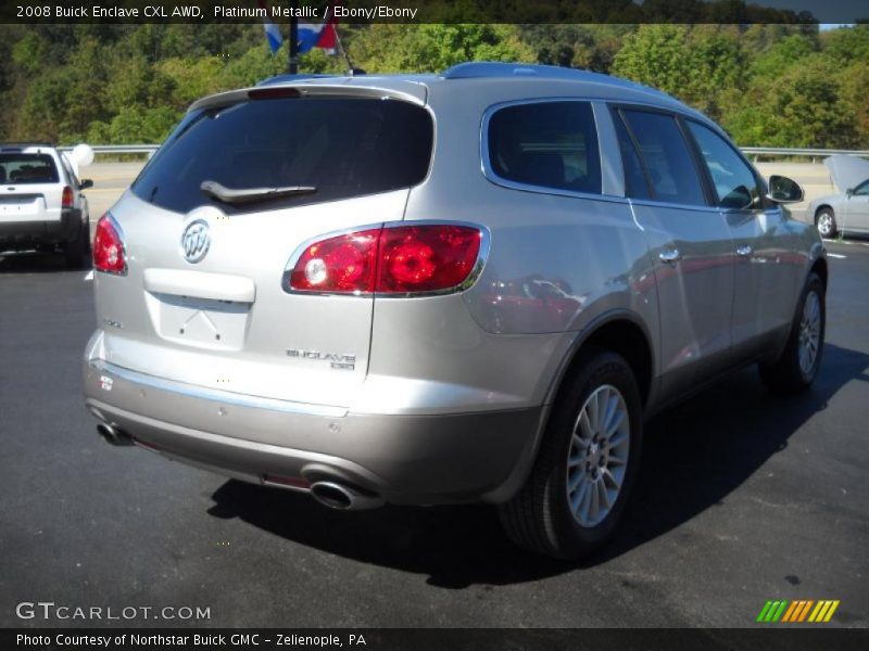 Platinum Metallic / Ebony/Ebony 2008 Buick Enclave CXL AWD