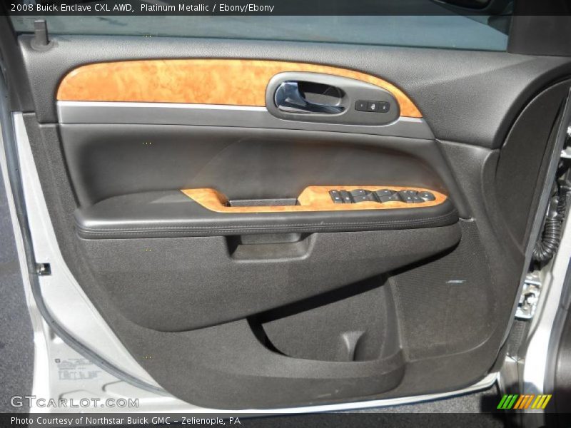 Platinum Metallic / Ebony/Ebony 2008 Buick Enclave CXL AWD
