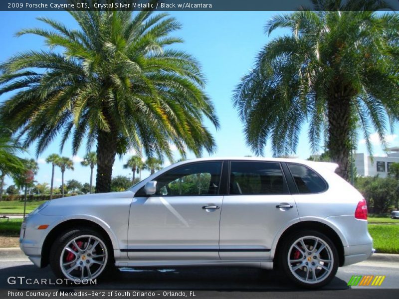 Crystal Silver Metallic / Black w/Alcantara 2009 Porsche Cayenne GTS