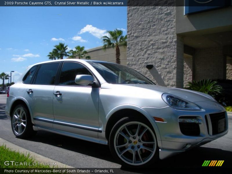 Crystal Silver Metallic / Black w/Alcantara 2009 Porsche Cayenne GTS