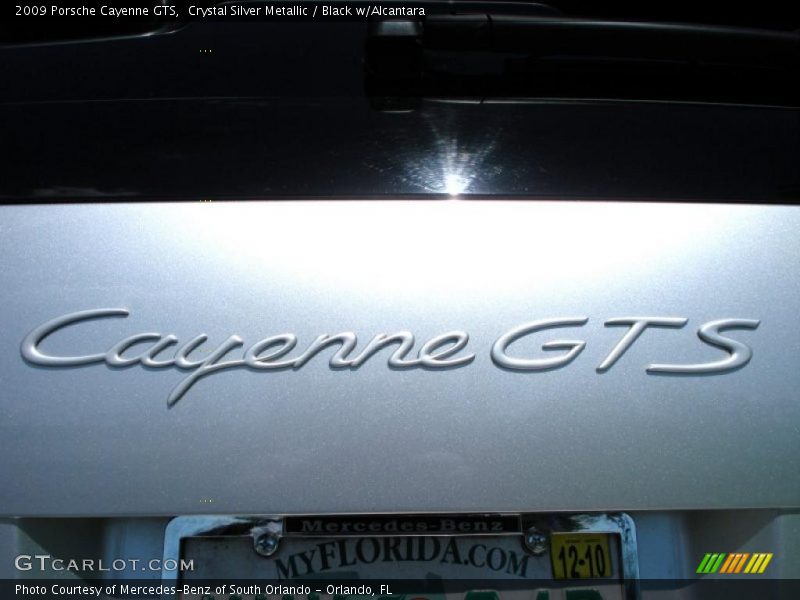 Crystal Silver Metallic / Black w/Alcantara 2009 Porsche Cayenne GTS