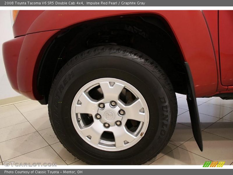 Impulse Red Pearl / Graphite Gray 2008 Toyota Tacoma V6 SR5 Double Cab 4x4