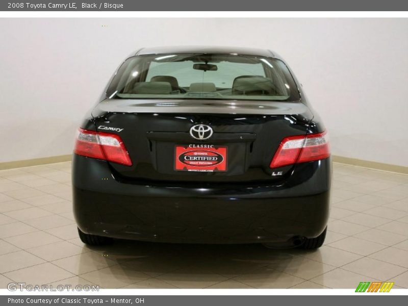 Black / Bisque 2008 Toyota Camry LE