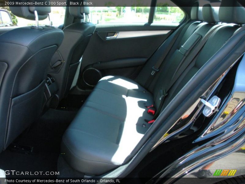 Black / Black 2009 Mercedes-Benz C 300 Sport