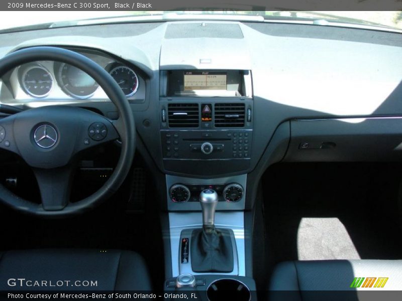 Black / Black 2009 Mercedes-Benz C 300 Sport
