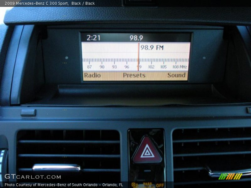 Black / Black 2009 Mercedes-Benz C 300 Sport