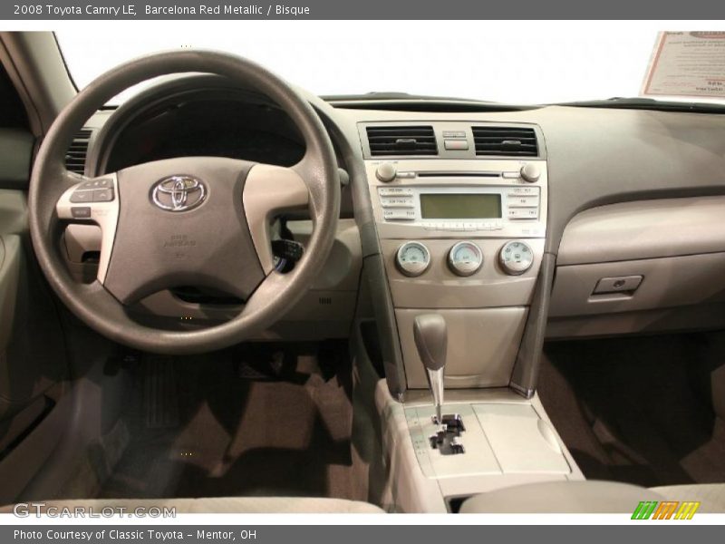 Barcelona Red Metallic / Bisque 2008 Toyota Camry LE