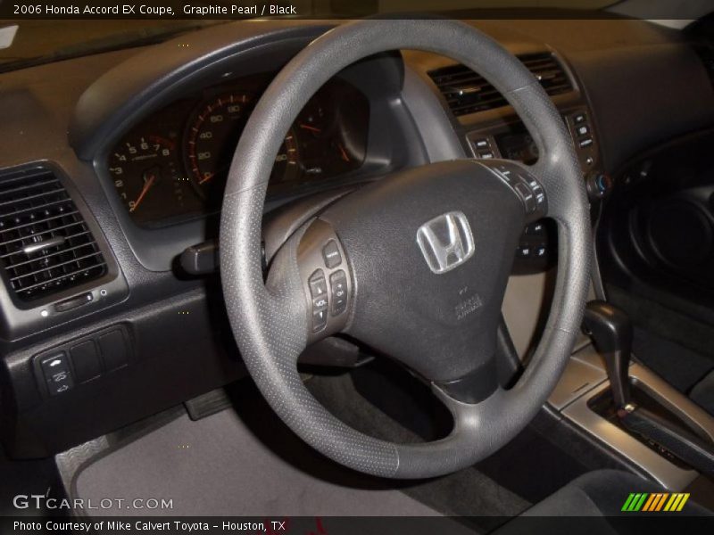 Graphite Pearl / Black 2006 Honda Accord EX Coupe