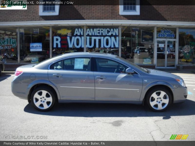 Ocean Mist Metallic / Gray 2007 Saturn Aura XE