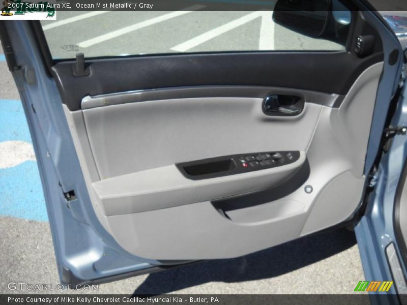 Ocean Mist Metallic / Gray 2007 Saturn Aura XE
