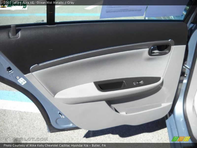 Ocean Mist Metallic / Gray 2007 Saturn Aura XE
