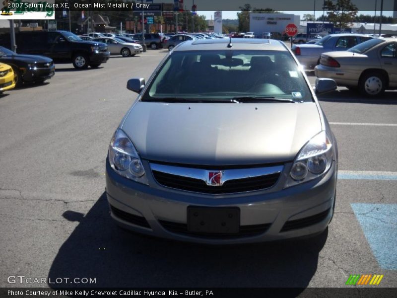 Ocean Mist Metallic / Gray 2007 Saturn Aura XE