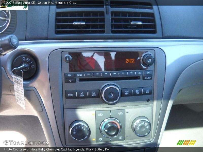 Ocean Mist Metallic / Gray 2007 Saturn Aura XE