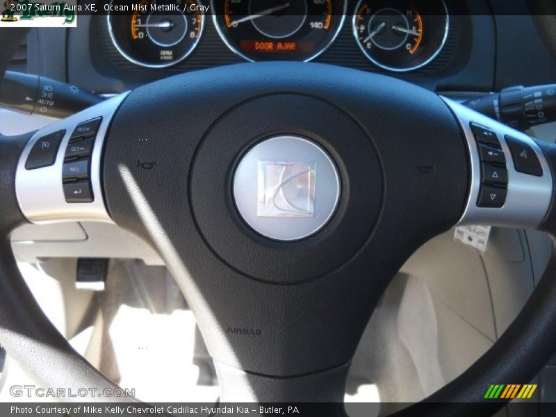 Ocean Mist Metallic / Gray 2007 Saturn Aura XE