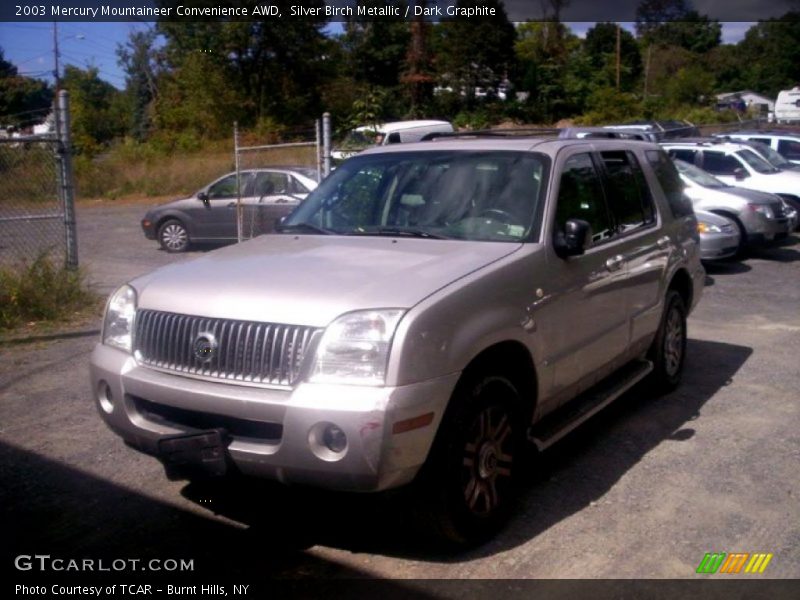 Silver Birch Metallic / Dark Graphite 2003 Mercury Mountaineer Convenience AWD