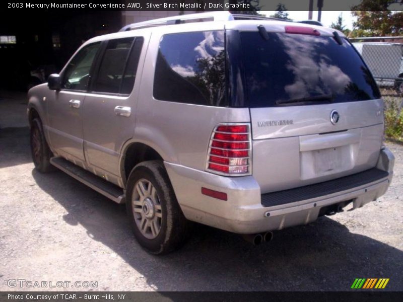 Silver Birch Metallic / Dark Graphite 2003 Mercury Mountaineer Convenience AWD