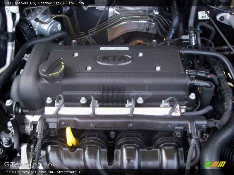 Shadow Black / Black Cloth 2011 Kia Soul 1.6